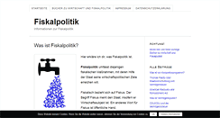 Desktop Screenshot of fiskalpolitik.com